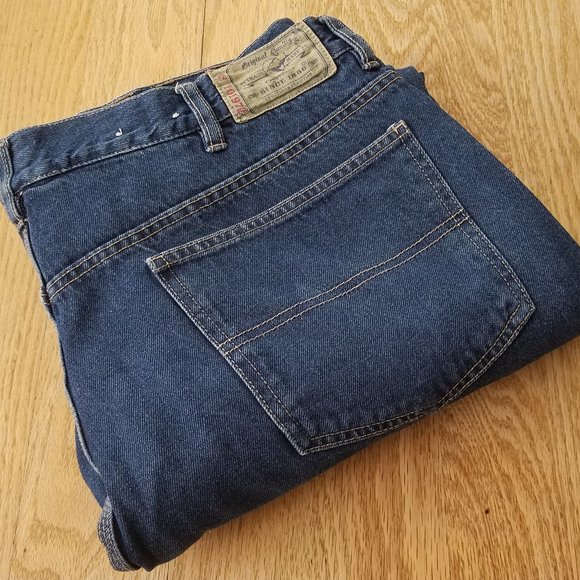 RedHead Other - Red Head Redhead Mens Size 38 x 30 Classic Fit Flannel Lined 5 pocket Blue Jeans